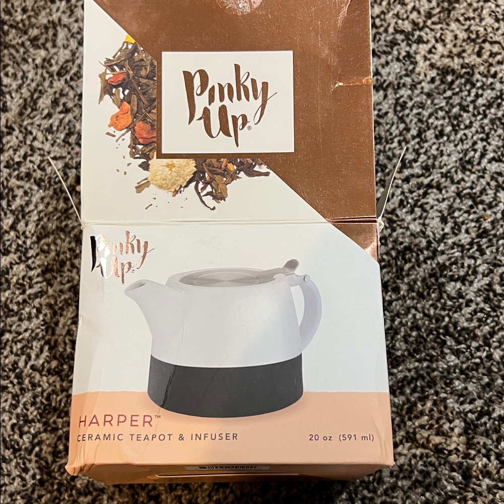 Pinky Up Ceramic Tea for One Set - Picture 2 of 5